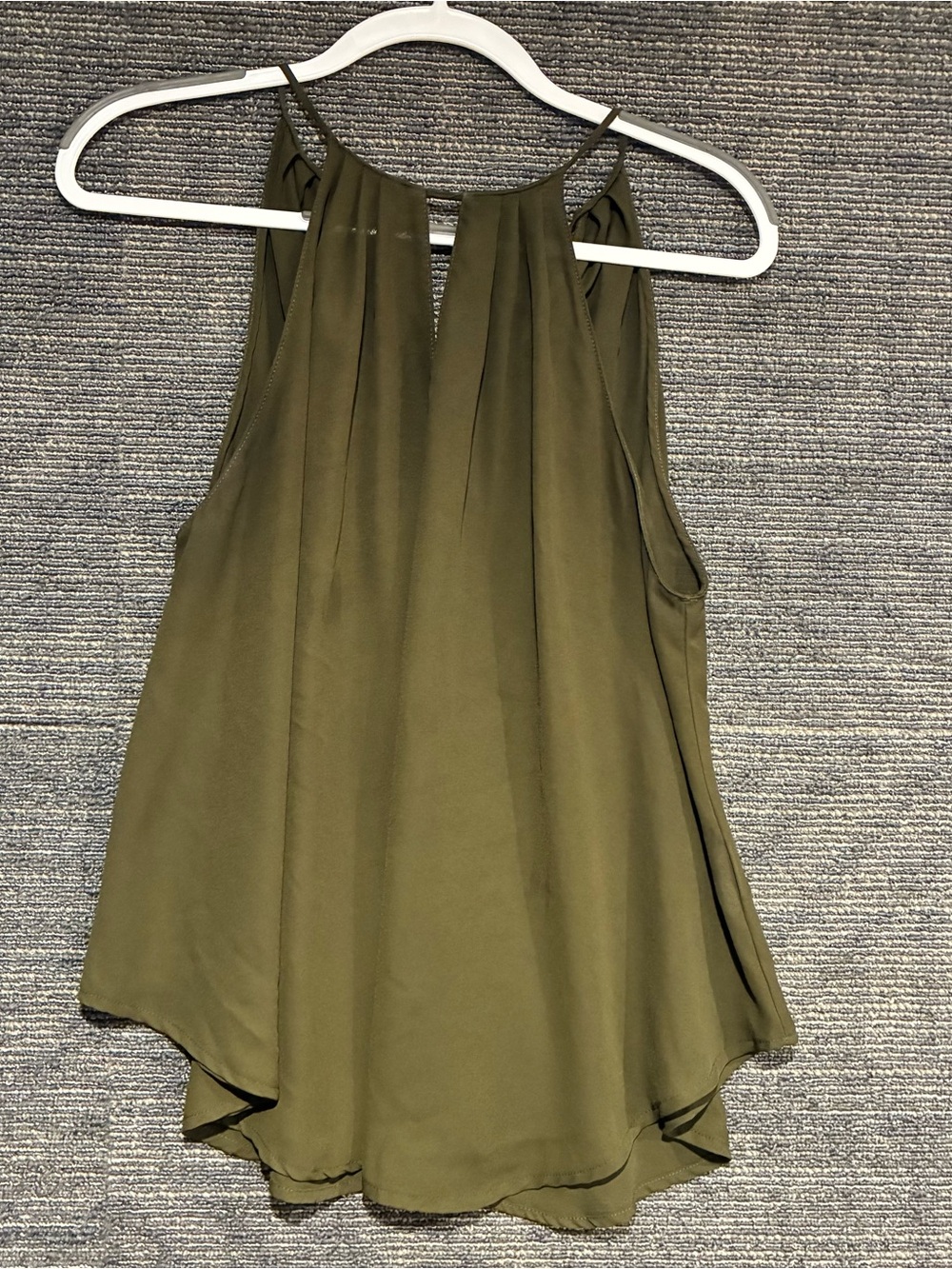 Lush Olive Green Halter Camisole